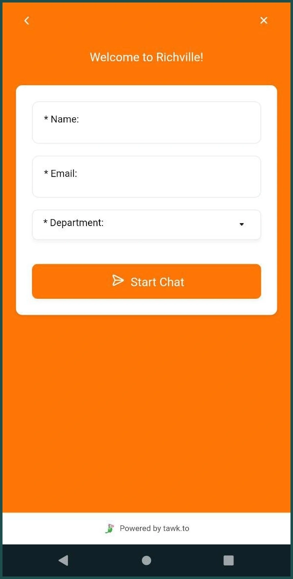 Unterstützung rund um die Uhr im Live-Chat von Richville Casino